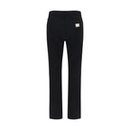 Dolce & Gabbana Black Cotton Straight-Leg Jeans