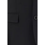 Dolce & Gabbana Black Wool Oves Aries Two-Piece Suit