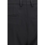 Dolce & Gabbana Black Wool Oves Aries Two-Piece Suit