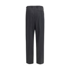 Dolce & Gabbana Black Wool Oves Aries Dress Pants
