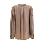 Kristina Ti Multicolor Viscose Pattern Shirt