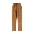 Kristina Ti Brown Cotton Casual Pants