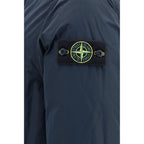 Stone Island Blue Polyester Coat