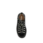 Dsquared² Black Calf Leather Bos Taurus Athletic Sneakers