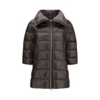 Herno Gray Polyester Full-Length Jacket