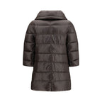 Herno Gray Polyester Full-Length Jacket