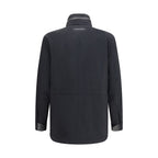 Brioni Blue Wool Oves Aries Full-Length Jacket