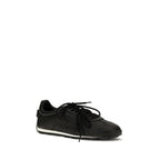 Dsquared² Black Calf Leather Bos Taurus Athletic Sneakers