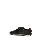 Dsquared² Black Calf Leather Bos Taurus Athletic Sneakers