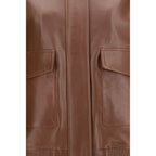 Arma Brown Lamb Ovis Aries Aries Full-Length Jacket
