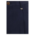 Vivienne Westwood Blue Wool Oves Aries Dress Pants