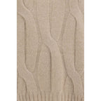 Allude Beige Cashmere Sweater