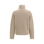 Allude Beige Cashmere Sweater