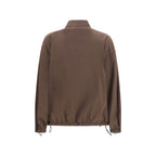 Miu Miu Brown Cotton Full-Length Jacket