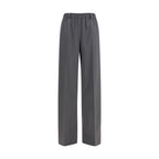 Miu Miu Gray Wool Oves Aries Casual Pants