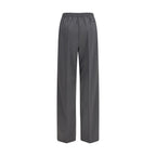 Miu Miu Gray Wool Oves Aries Casual Pants