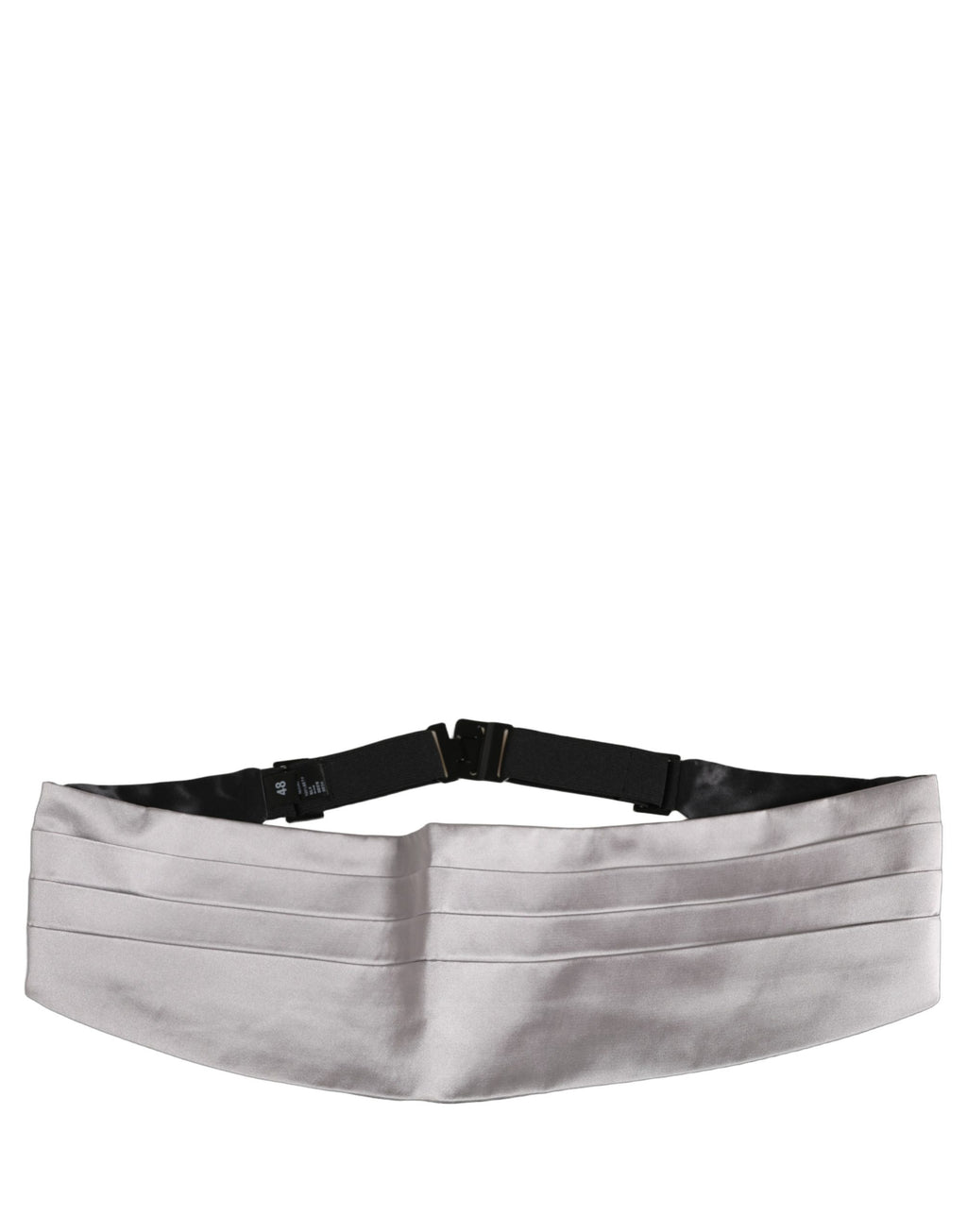 Dolce & Gabbana Gray Men 100% Silk Belt Waist Cummerbund