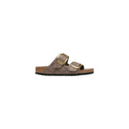 Birkenstock Gray Synthetic Flat Sandals