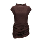 Magda Butrym Brown Cotton Casual Dress
