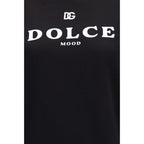 Dolce & Gabbana Black Cotton Sweatshirt