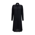 Fendi Black Silk Casual Dress