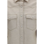 Fendi Beige Denim Shirt