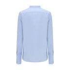 Fendi Blue Cotton Dress Shirt