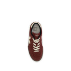 Veja Bordeaux Suede Leather Low Top Sneakers