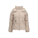 Moncler Beige Goose Down Shell Jacket