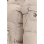 Moncler Beige Goose Down Shell Jacket