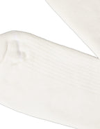 Dolce & Gabbana White Cotton DG Logo Mid Calf Accessory Socks