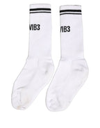 Dolce & Gabbana Men White DGVIB3 Cotton Mid Calf Accessory Socks