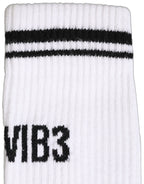 Dolce & Gabbana Men White DGVIB3 Cotton Mid Calf Accessory Socks