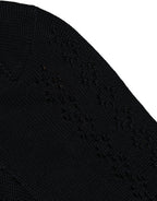 Dolce & Gabbana Dark Blue Cotton Knit Mid Calf Accessory Socks