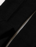Dolce & Gabbana Black Wool Stretch Tights Stocking Accessory Socks