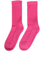 Dolce & Gabbana Pink Cotton Ribbed Mid Calf Women Accessory Socks