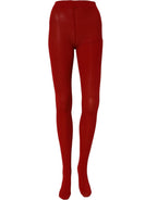Dolce & Gabbana Red Nylon Tights Stocking Pantyhose Socks