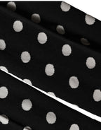 Dolce & Gabbana Black Polka Dot Fishnet Pantyhose Stockings Socks