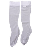 Dolce & Gabbana White Knee High Sheer Nylon Accessory Socks