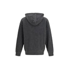 Laneus Gray Cashmere Hoodie