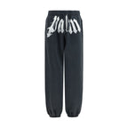 Palm Angels Gray Cotton Joggers (Workout Pants)