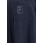 Max Mara Blue Polyamide Casual Pants