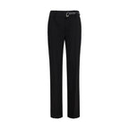 Max Mara Black Viscose Casual Pants