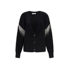 Max Mara Black Wool Oves Aries Cardigan