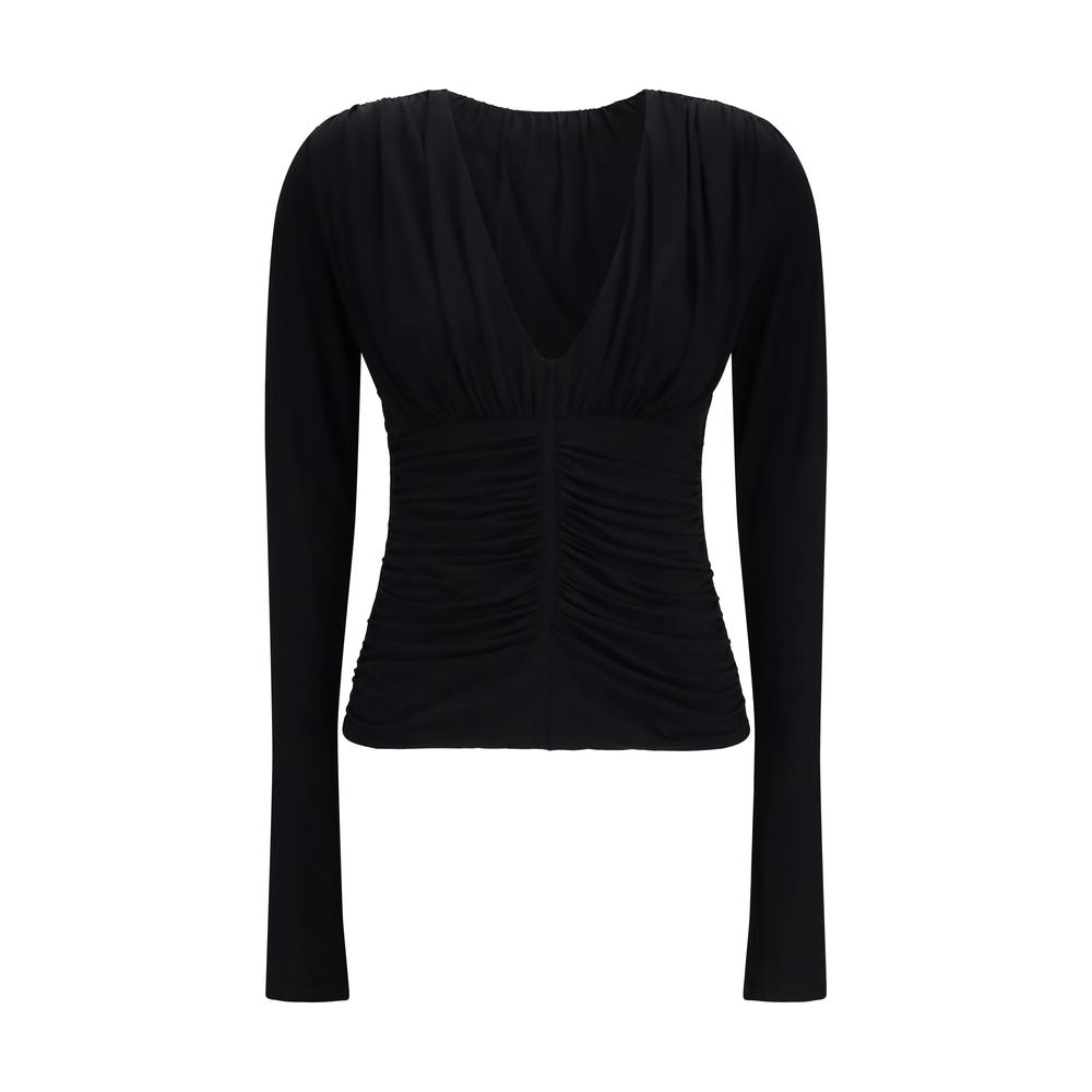 Max Mara Black Viscose Shirt