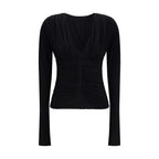 Max Mara Black Viscose Shirt