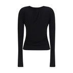 Max Mara Black Viscose Shirt