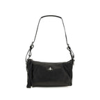 Vivienne Westwood Black Lambskin Shoulder Bag