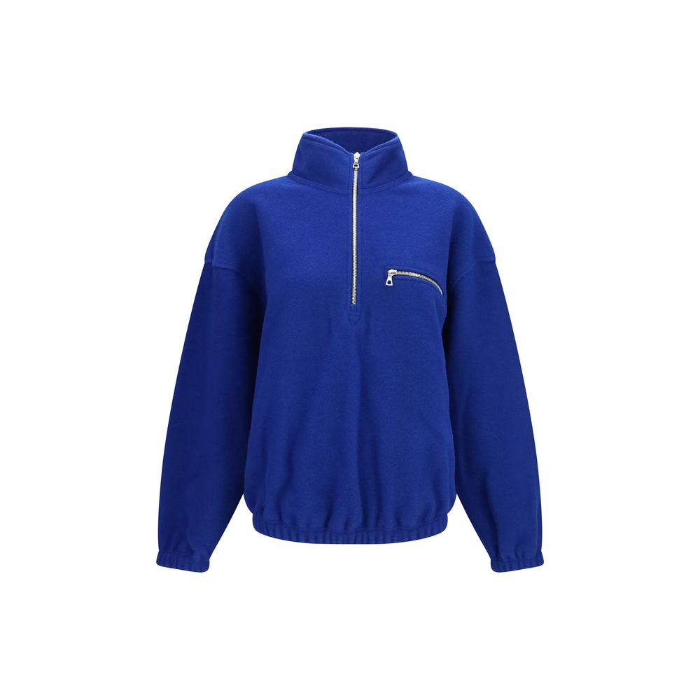 RIER Blue Wool Oves Aries Full-Length Jacket