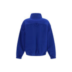 RIER Blue Wool Oves Aries Full-Length Jacket